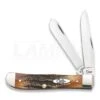 Case Cutlery Trapper Burnt Bone Pocket Knife 03573 -Knife Shop 12655 CA03573 01