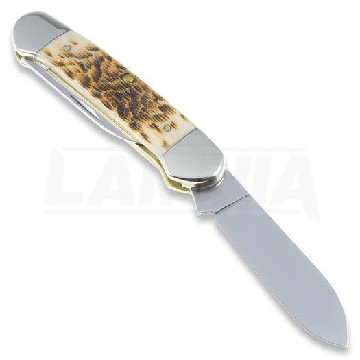 Case Cutlery Canoe Amber Bone Pocket Knife 00263 4 Case Cutlery Canoe Amber Bone Pocket Knife 00263 - Image 2