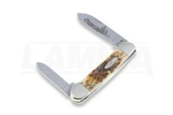 Case Cutlery Canoe Amber Bone Pocket Knife 00263 12 Case Cutlery Canoe Amber Bone Pocket Knife 00263 -Knife Shop 2322 CA00263 05