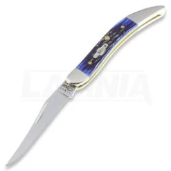 Case Cutlery Small Texas Toothpick Pocket Knife, Blue 2804