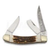 Hen & Rooster Bullrider Deer Stag Pocket Knife 2 Hen & Rooster Bullrider Deer Stag Pocket Knife -Knife Shop 26305 HR283DSBR 01