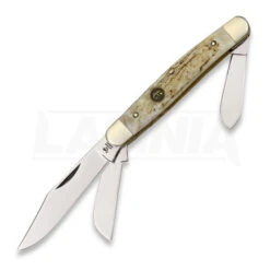 Hen & Rooster Stockman Large Pocket Knife, Deer Stag