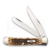 Case Cutlery Trapper Amber Bone Pocket Knife 06540 -Knife Shop 35062 CA06540 01