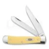Case Cutlery Trapper Yellow Synthetic Pocket Knife 30114 1 Case Cutlery Trapper Yellow Synthetic Pocket Knife 30114 -Knife Shop 35163 CA30114 01