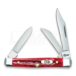 Case Cutlery Sm Stockman PW Red Bone Pocket Knife 10305