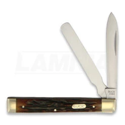 Buck Doctors Knife Imitation Stag Folding Knife 12620