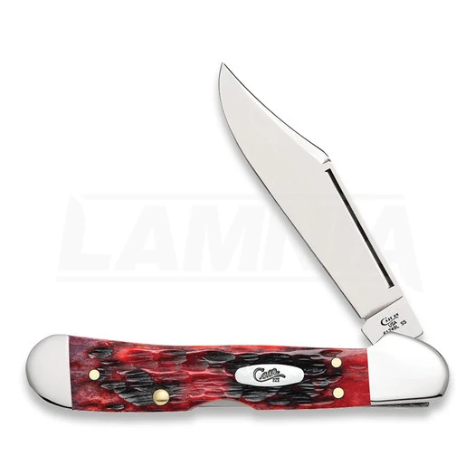 Case Cutlery Mini Copperlock Crimson Peach Pocket Knife 27385 3 Case Cutlery Mini Copperlock Crimson Peach Pocket Knife 27385