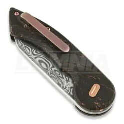 Fox Radius Damasteel Carbon Copper Limited Edition Folding Knife FX-550DCFR -Knife Shop 54770 FOX FX 550DCFR 03