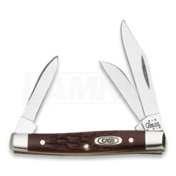 Case Cutlery Small Stockman Brown Delrin Pocket Knife 081