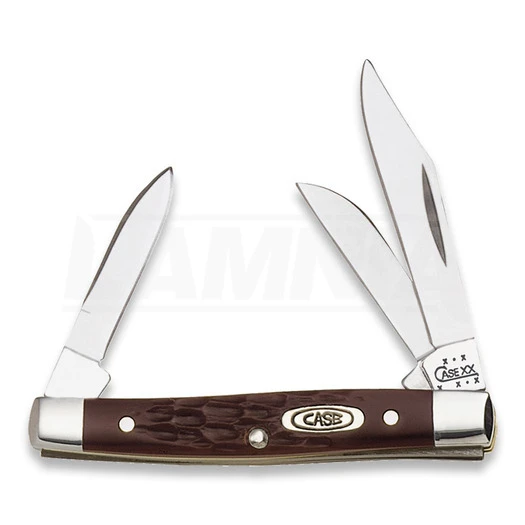 Case Cutlery Small Stockman Brown Delrin Pocket Knife 081 3 Case Cutlery Small Stockman Brown Delrin Pocket Knife 081