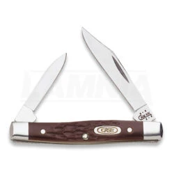 Case Cutlery Small Pen Knife Brown Delrin 083