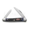Case Cutlery Mini Copperhead Navy Blue Bone Pocket Knife 7062 -Knife Shop 60245 CA7062 01