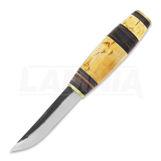 Uniikkipuukot Vuolupuukko 2 Knife, Leather / Curly Birch 3 Uniikkipuukot Vuolupuukko 2 Knife, Leather / Curly Birch