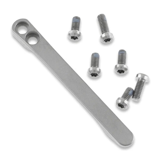 CIVIVI Pain Titanium Pocket Clip, Satin T001C 3 CIVIVI Pain Titanium Pocket Clip, Satin T001C