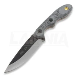 TOPS Mini Scandi Knife Micarta, Black MSKBLM